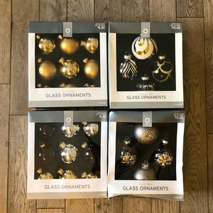 Christmas glass ornaments